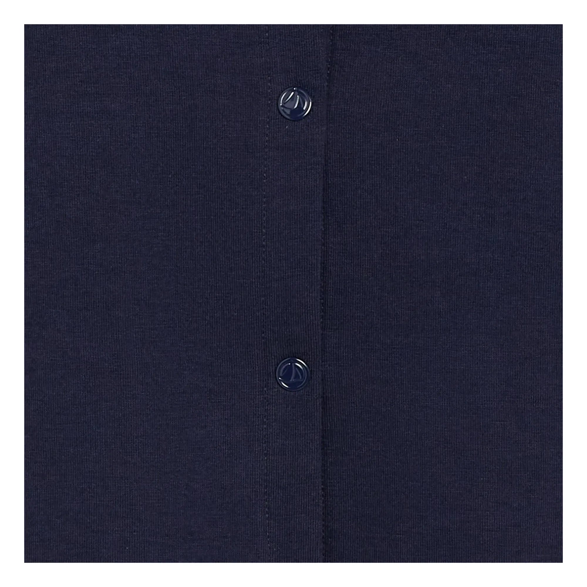Petit Bateau - Organik Pamuklu Kemerli Hırka | Lacivert