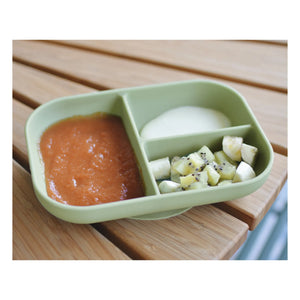 Béaba - Sectioned Silicone Plate | Sage