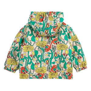 Bobo Choses - Wende-Babyjacke aus recycelter Faser mit Farbblockmuster | Gelb