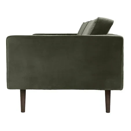 Broste Copenhagen - Wind Velvet 3'lü Kanepe | Zeytin yeşili