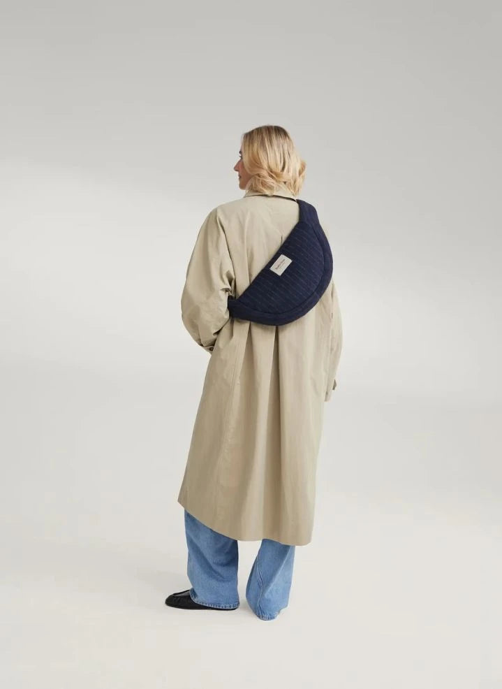 Studio Noos - Flannel shoulder bag | Navy