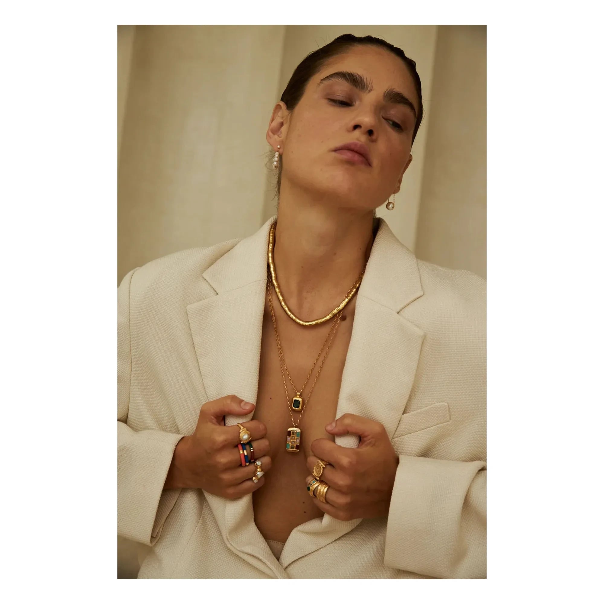 MIMI ET TOI - Paloma kolye | Altın