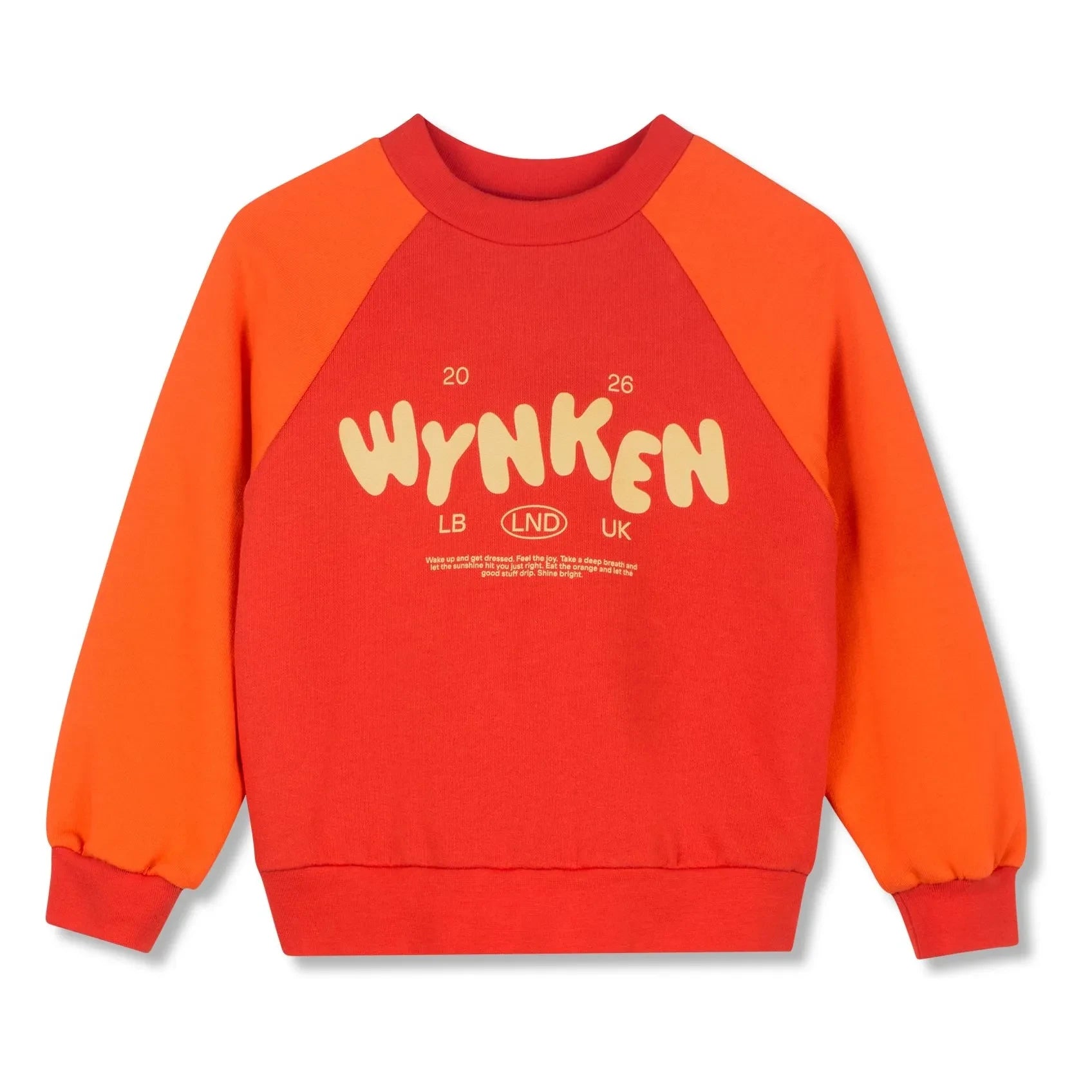 Wynken - Wynken organik pamuk sweatshirt | Turuncu
