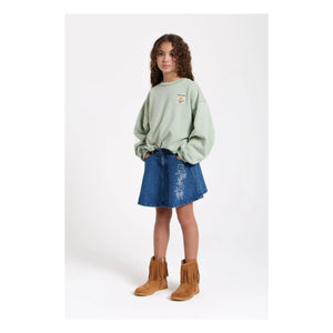 Hundred Pieces - Belmont Organic Cotton Sweatshirt | Sage