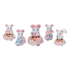 Sylvanian Families - Moda çantası ve kız kardeş marshmallow fare