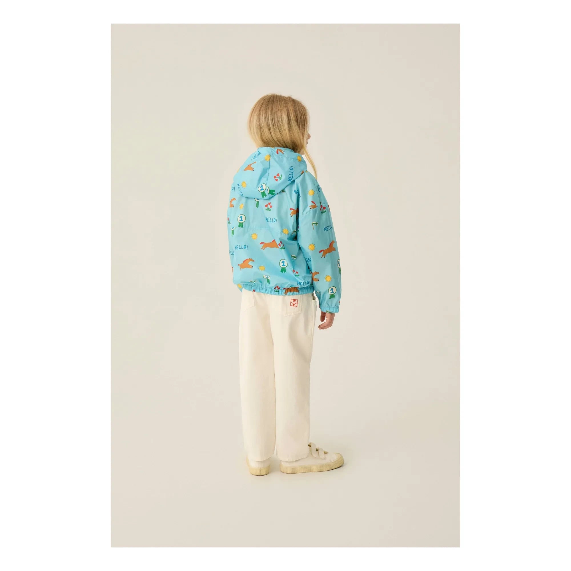The Campamento - Horse Windbreaker Recycled Fiber | Azure Blue