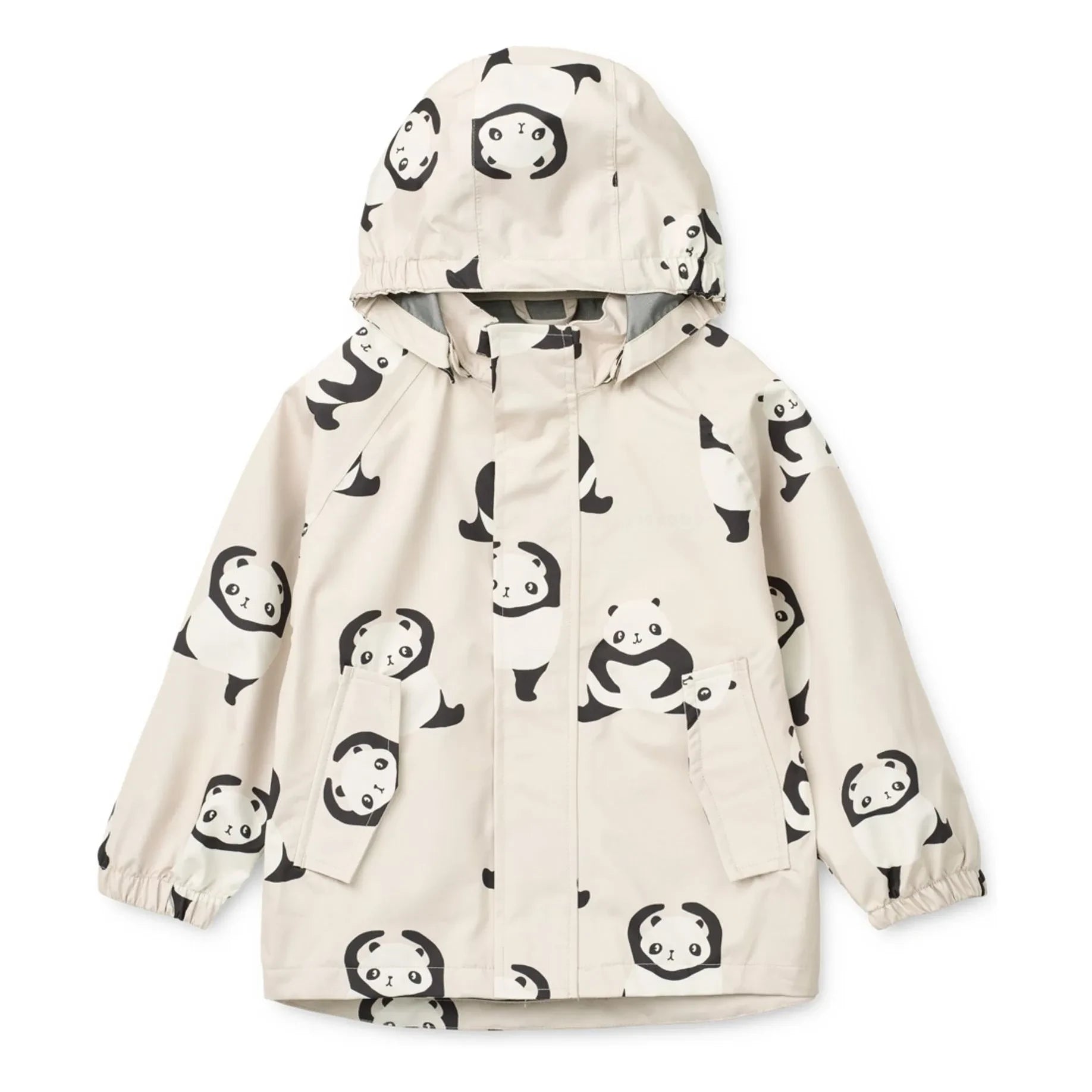Liewood - Raincoat Set Pedia Pandas Recycled Fibers | Charcoal Gray