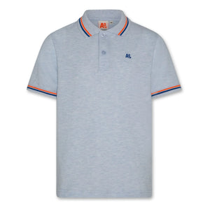 AO76 – Carter Polo-Shirt aus recycelter Baumwolle | Hellblau