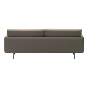 Panac Edition - Isly 3 Koltuklu Brushed Velvet Kanepe - 205 cm | Cognac