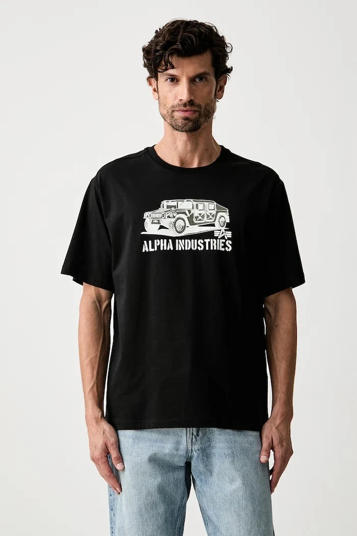 Alpha Industries erkek pamuklu Humvee tişört
