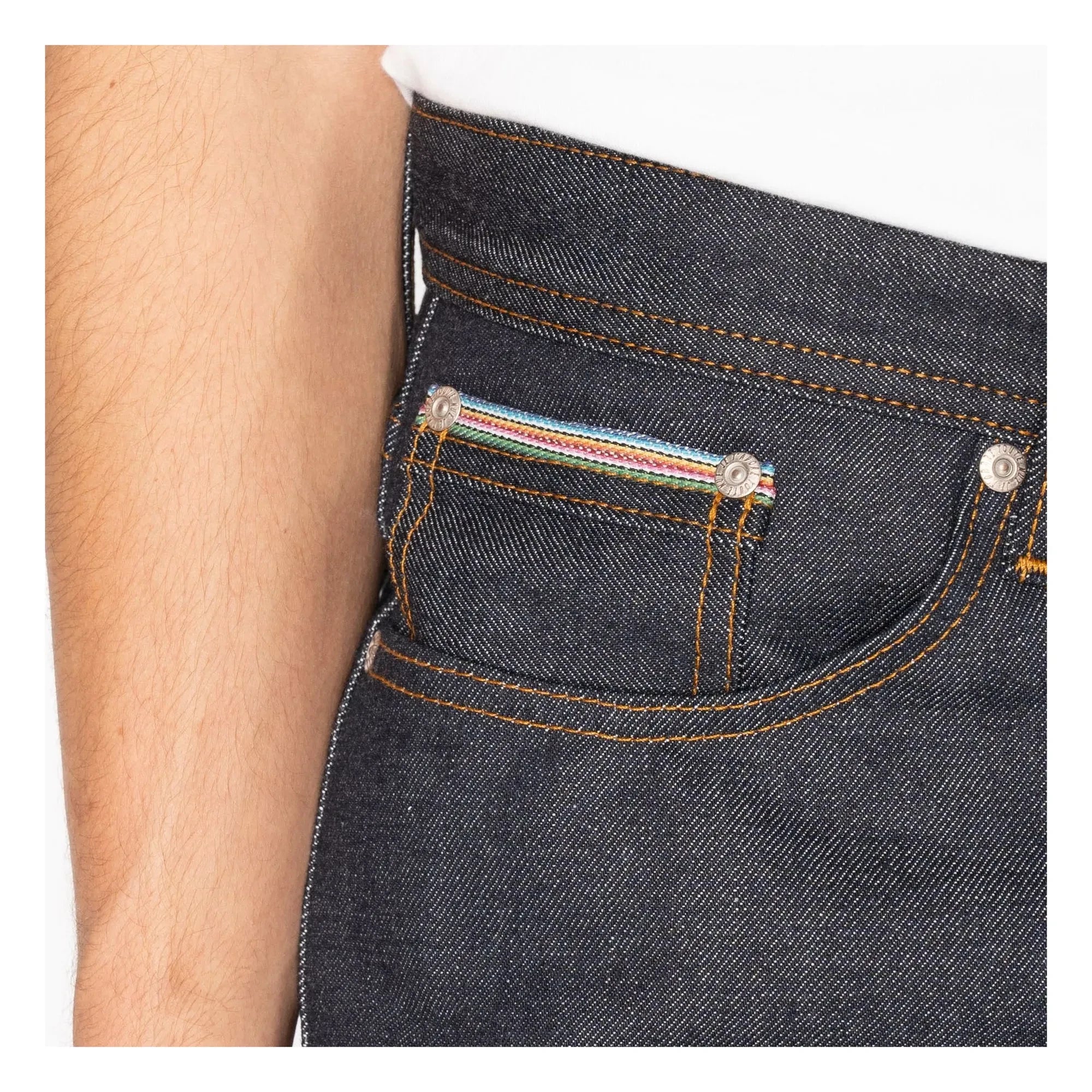 Naked & Famous - Jean Weird Guy Dia De Los Muertos Selvedge | Indigo