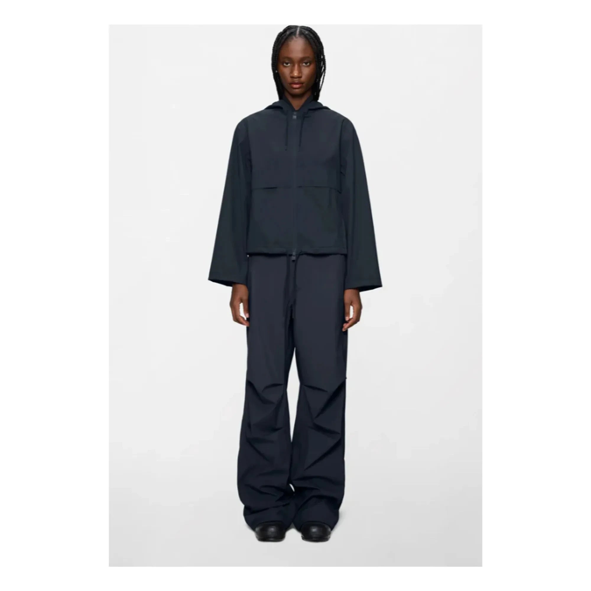 Rains - Suva Hardshell Kısa İpli Ceket W3 | Lacivert