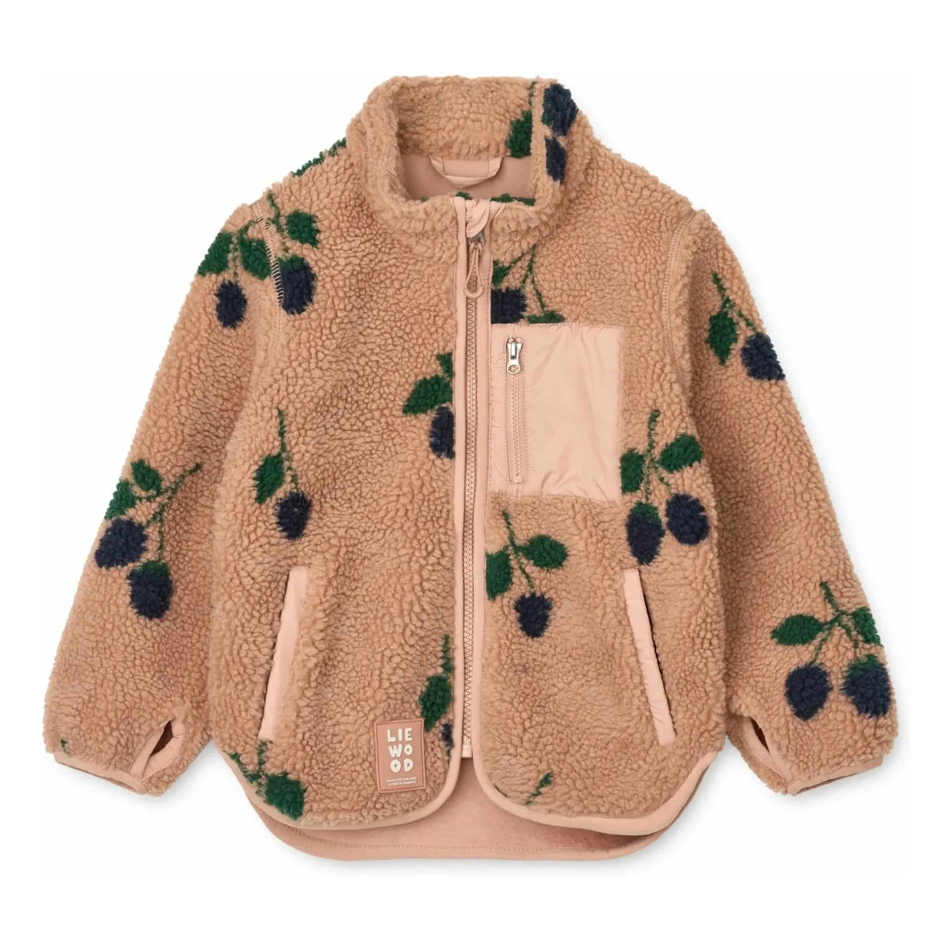 Liewood - Nolan Sherpa Jacke | Dusty Rose