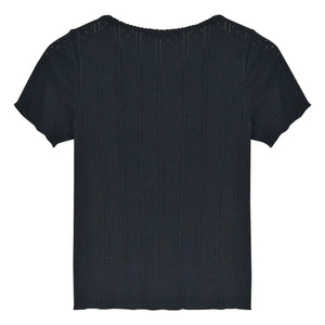 the new society - Romero Cotton T-Shirt | Black