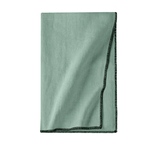 Communauté de biens - Stonewashed linen tablecloth | Sage