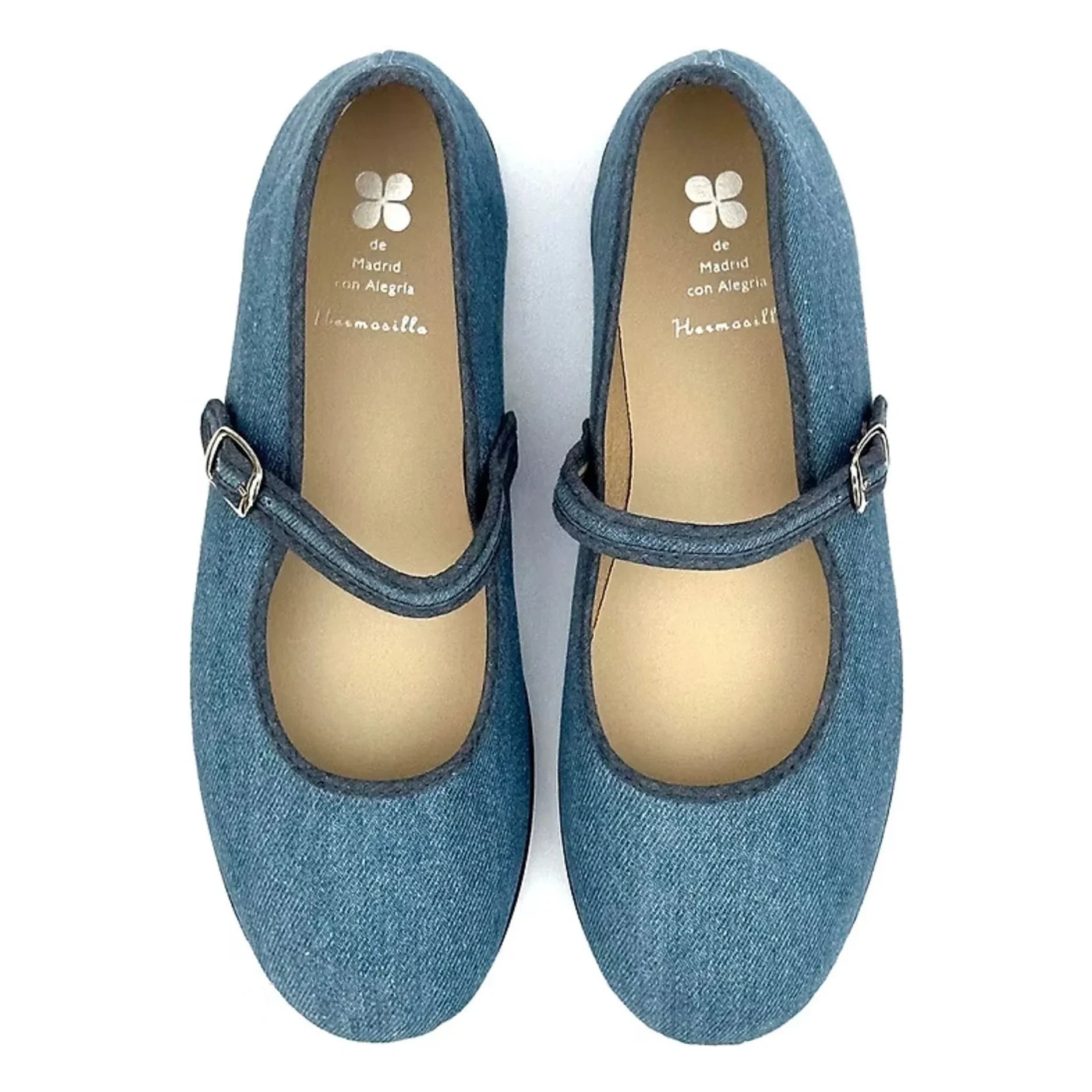 Hermosilla - Balerinler Cigogne Denim - Kadın koleksiyonu | Mavi