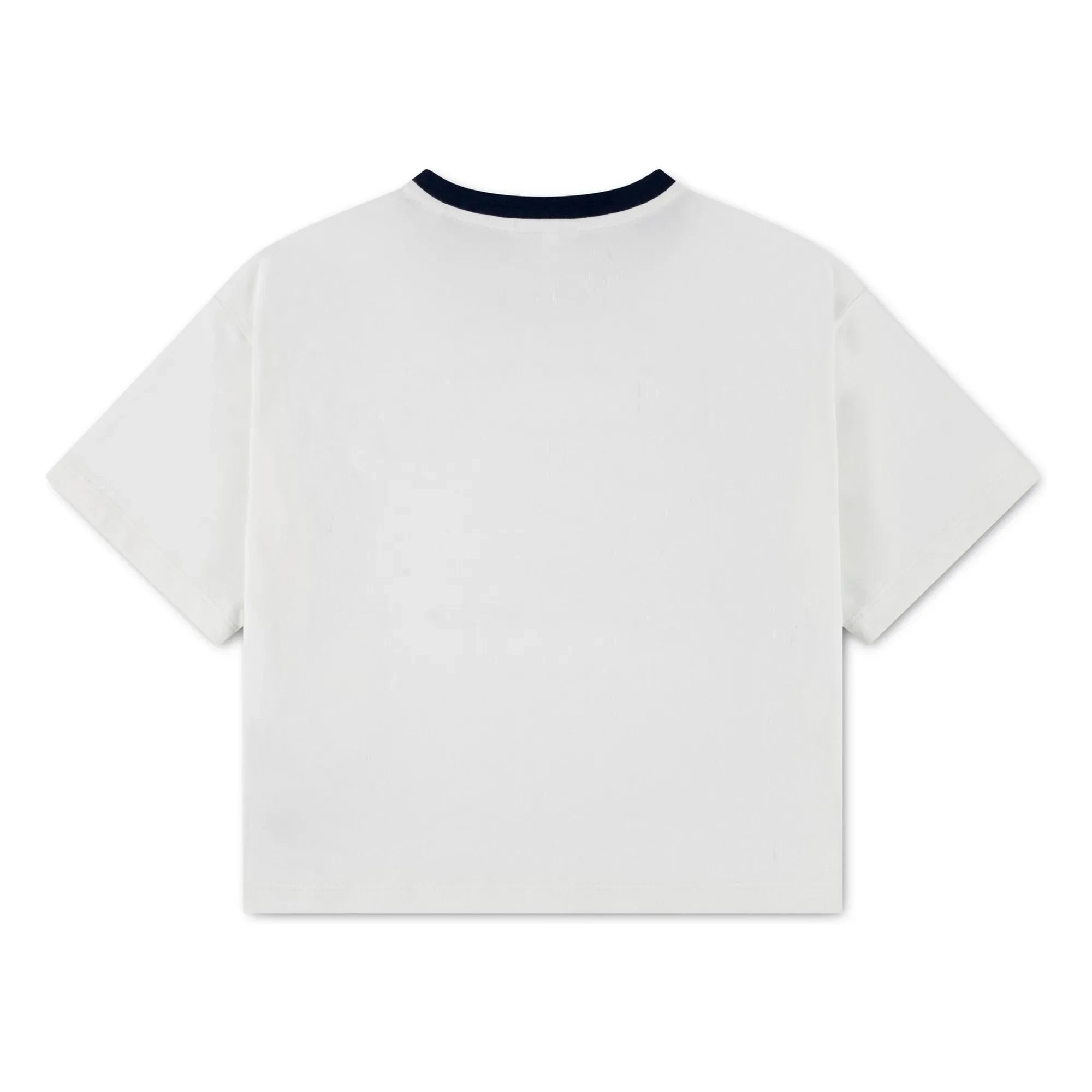 Lacoste - T-Shirt L Kontrastkragen Bio-Baumwolle | Off-White
