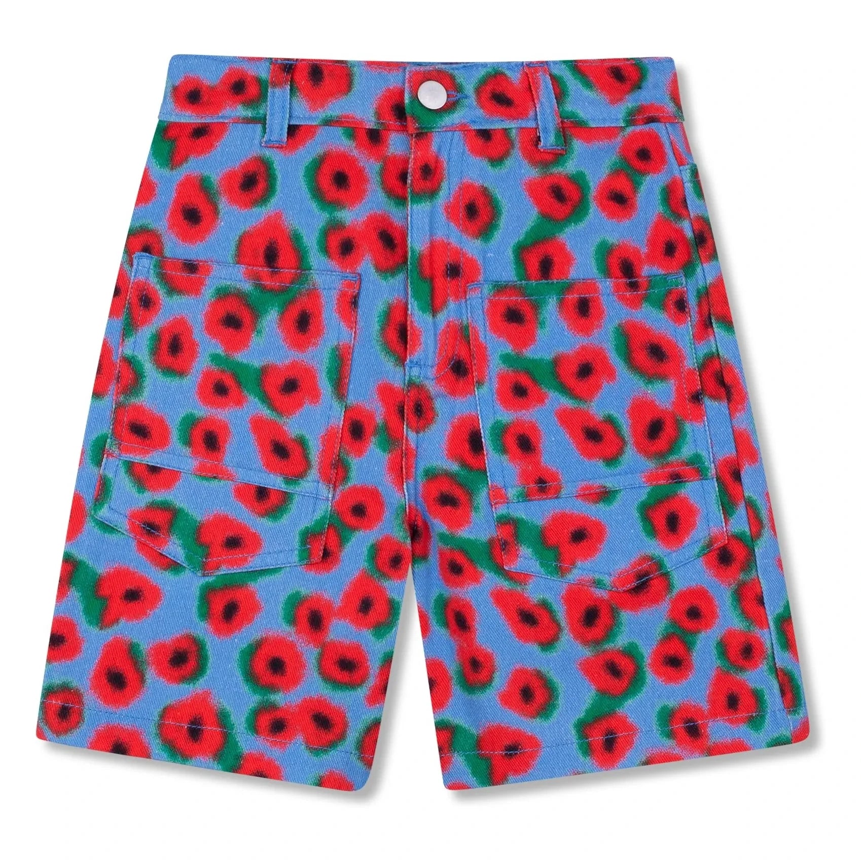 Wynken - Geblümte Shorts | Blau