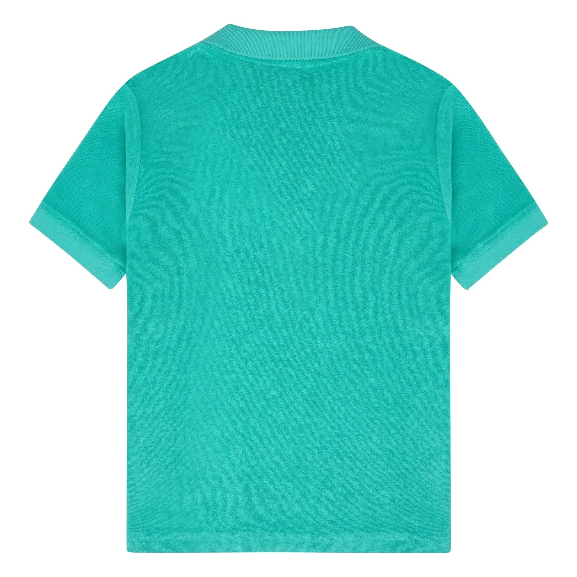 Sporty & Rich - Signature Logo Terry Polo | Turkuaz