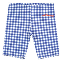 Bobo Choses - Radfahrer Vichy recycelte Fasern | Marineblau