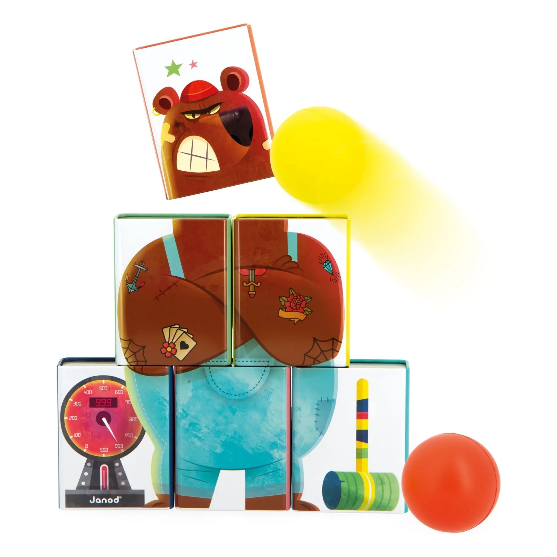 Janod - Dosenwerfen Bär