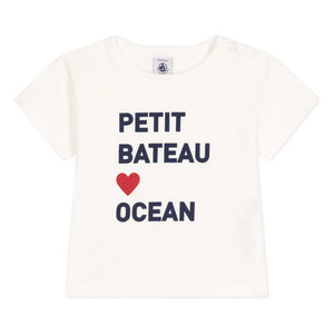 Petit Bateau - Baona Organik Pamuklu Tişört | Beyaz