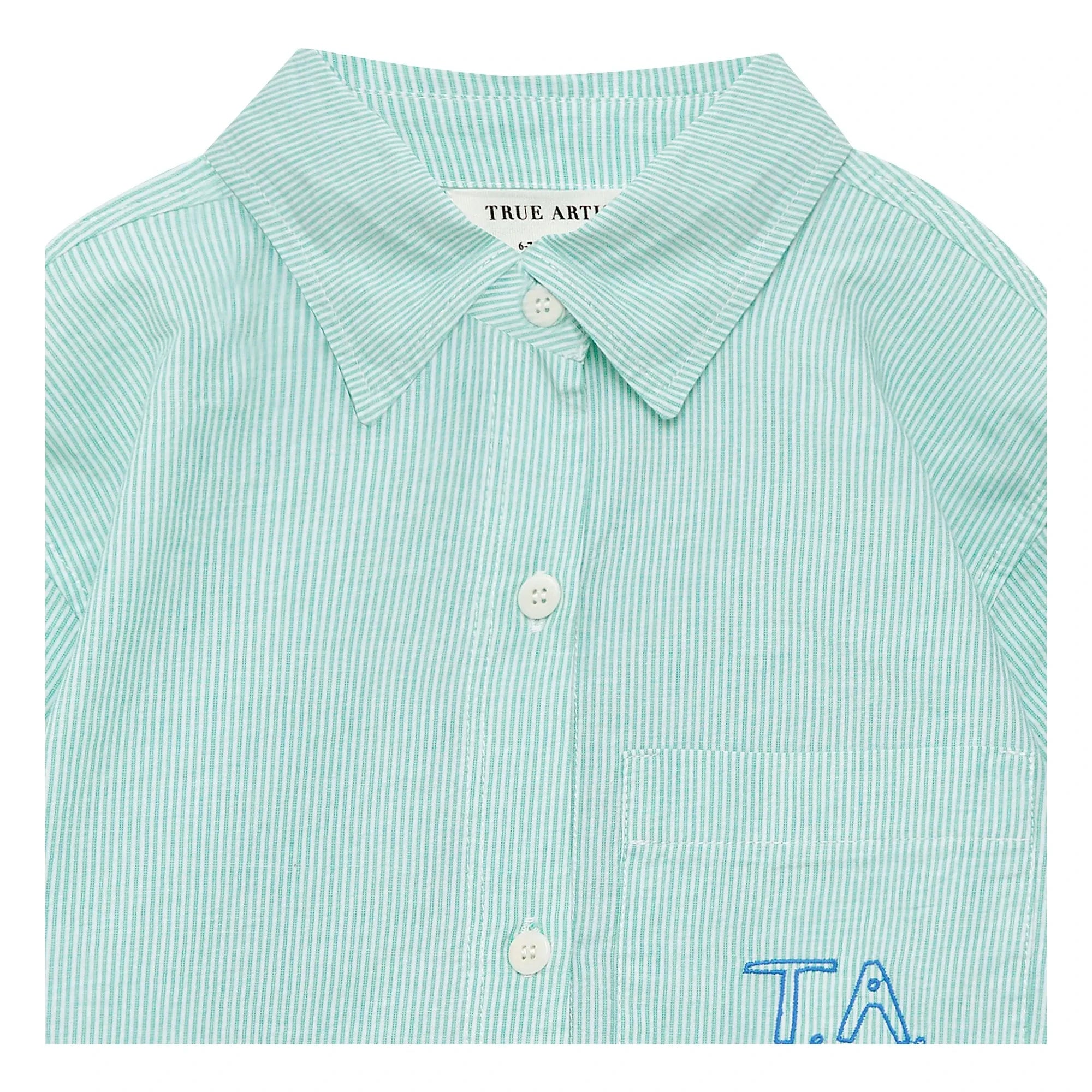 True Artist - Striped Shirt No.6 | Green
