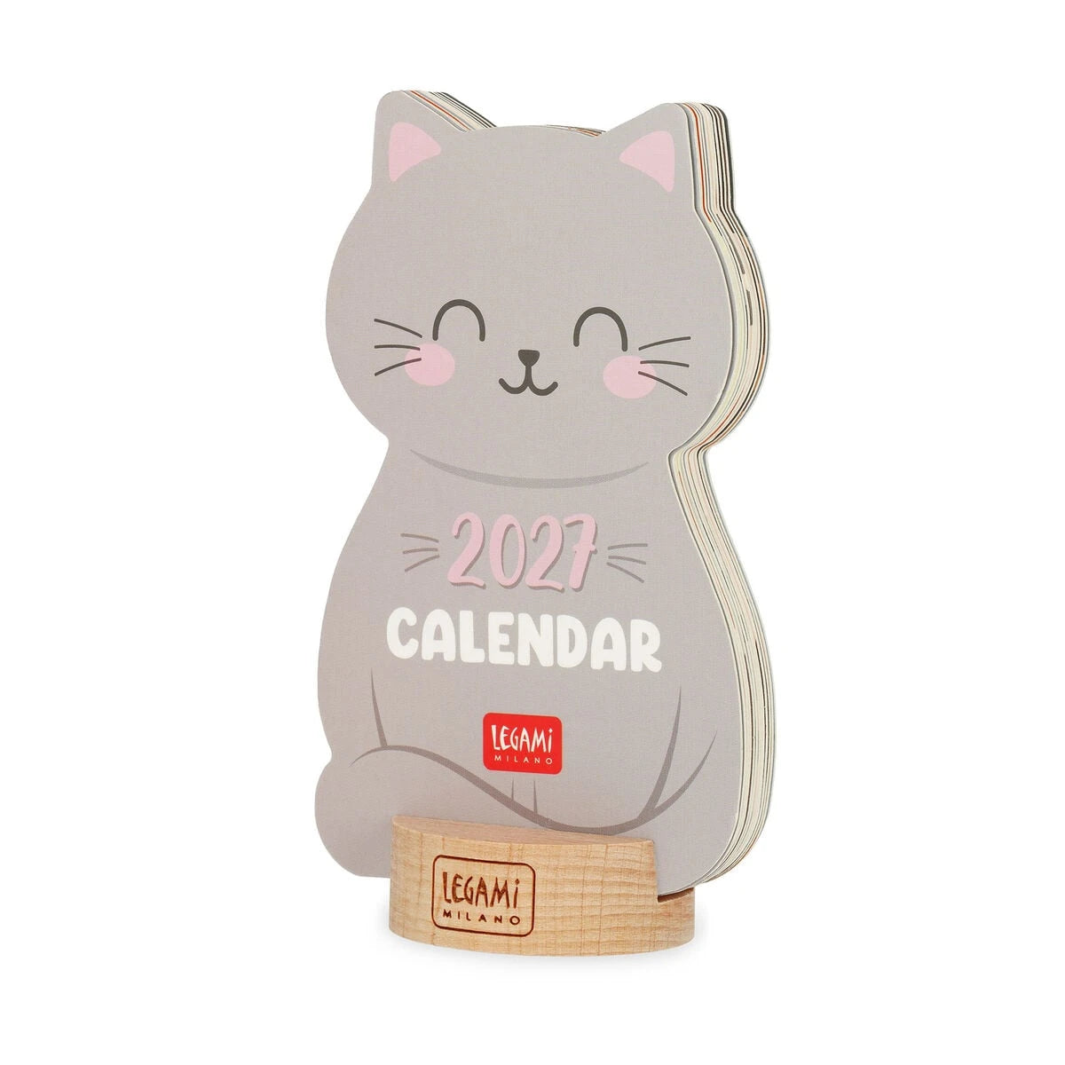 Legami - Takvim ile Wooden Base - 2027
