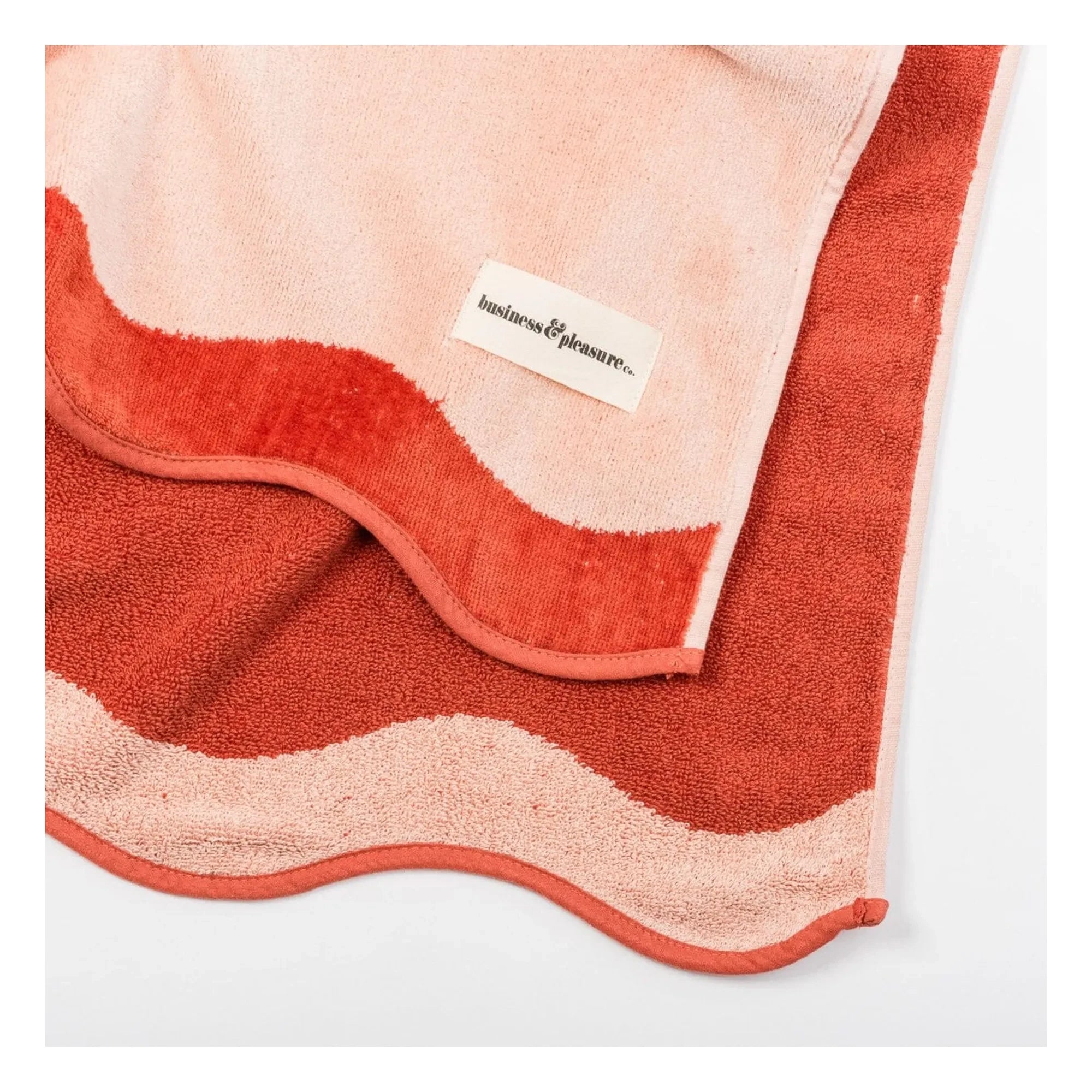 Business & Pleasure Co. - Delikli plaj havlusu | Pembe