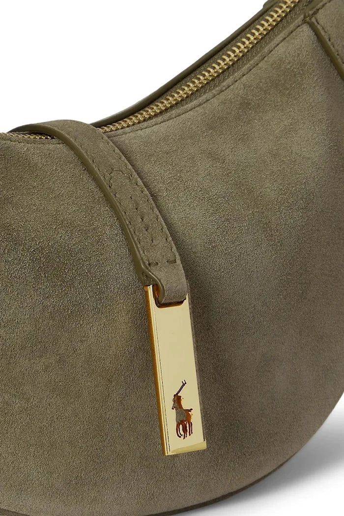 Polo Ralph Lauren süet kadın alışveriş çantası