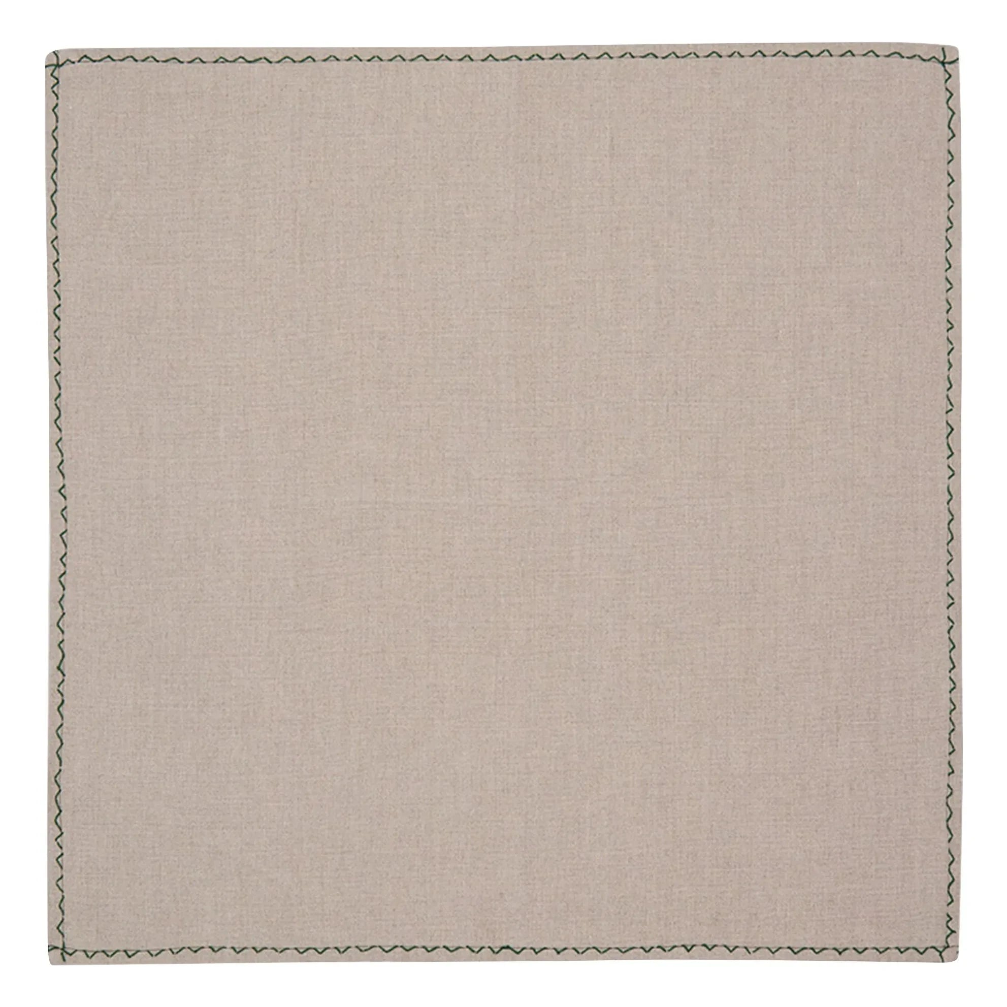 House of Capricorn - Besticktes Tischset und Servietten-Set Viana | Grün