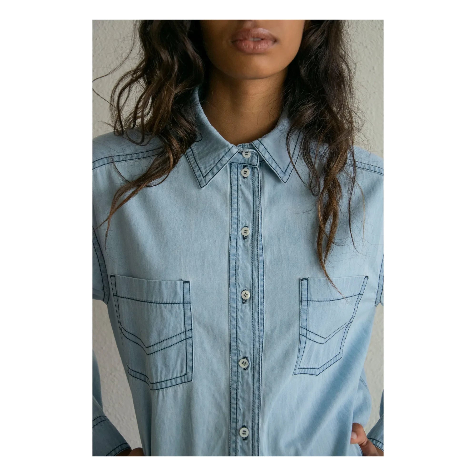 THEAVANT - Love Light Denim Hemd | Blau