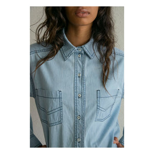 THEAVANT - Love Light Denim Hemd | Blau