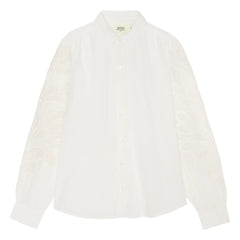 Hartford – Bluse mit Kirschstickerei | Ecru