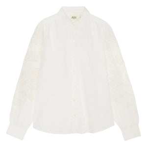Hartford – Bluse mit Kirschstickerei | Ecru