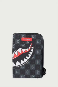 Sprayground - Haifische in Paris Graue Kunstleder Geldbörse 910W9315NSZ
