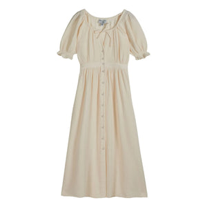 Emile et Ida - Cotton gauze dress | Cream