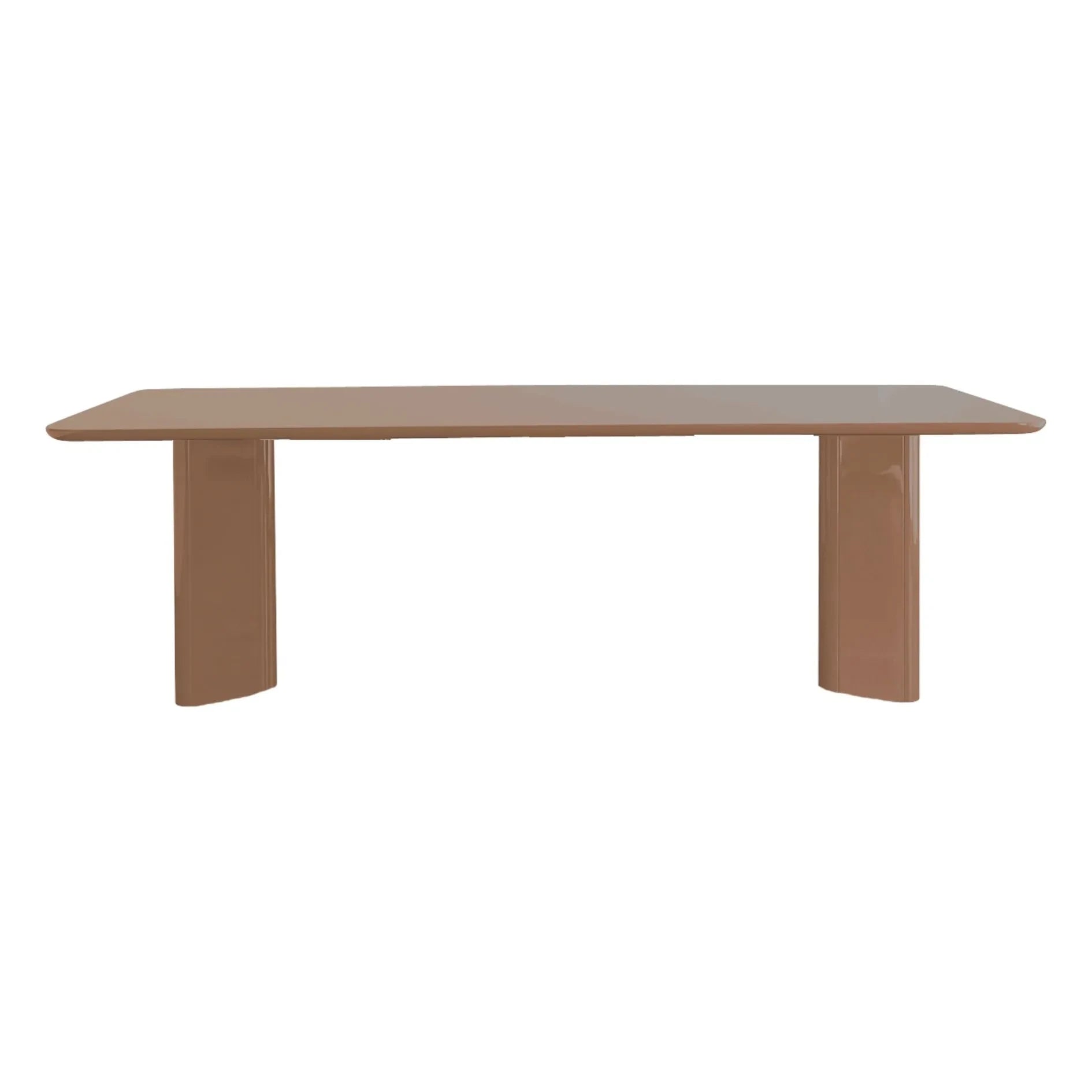 Gabrielle Paris - Victoire Polished Rectangular Dining Table | Cranberry