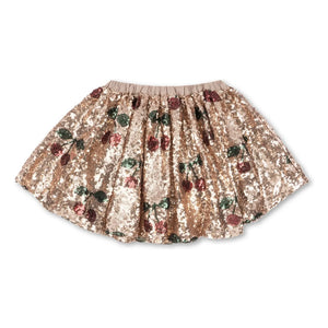 Konges Sløjd - Starla Cherry Sequined Skirt | Gold