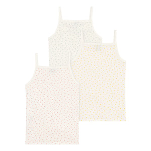 Petit Bateau - 3'lü Mini Kalp Atlet | Krem