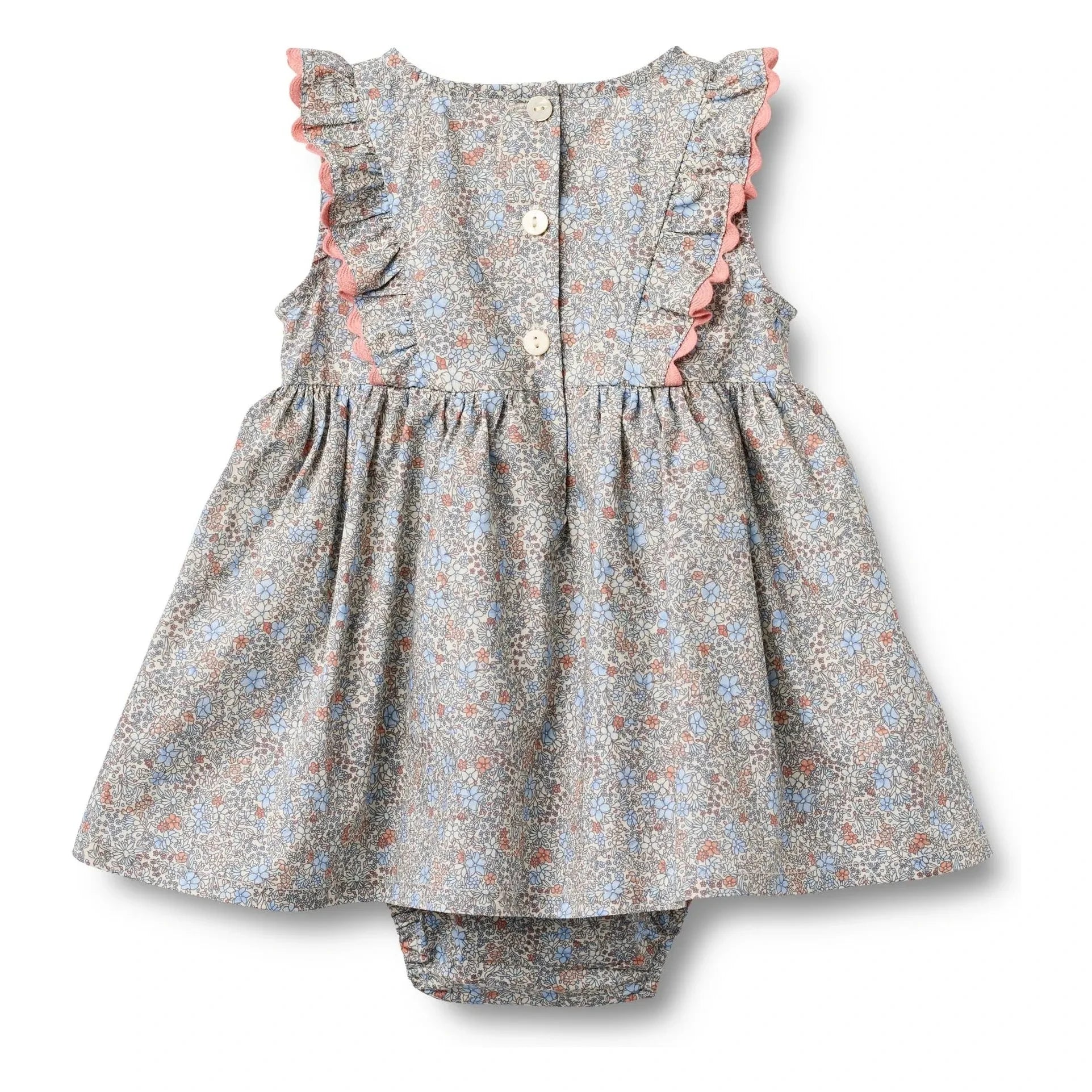 Wheat - Printed Biyeli Safia Dress | Light Blue