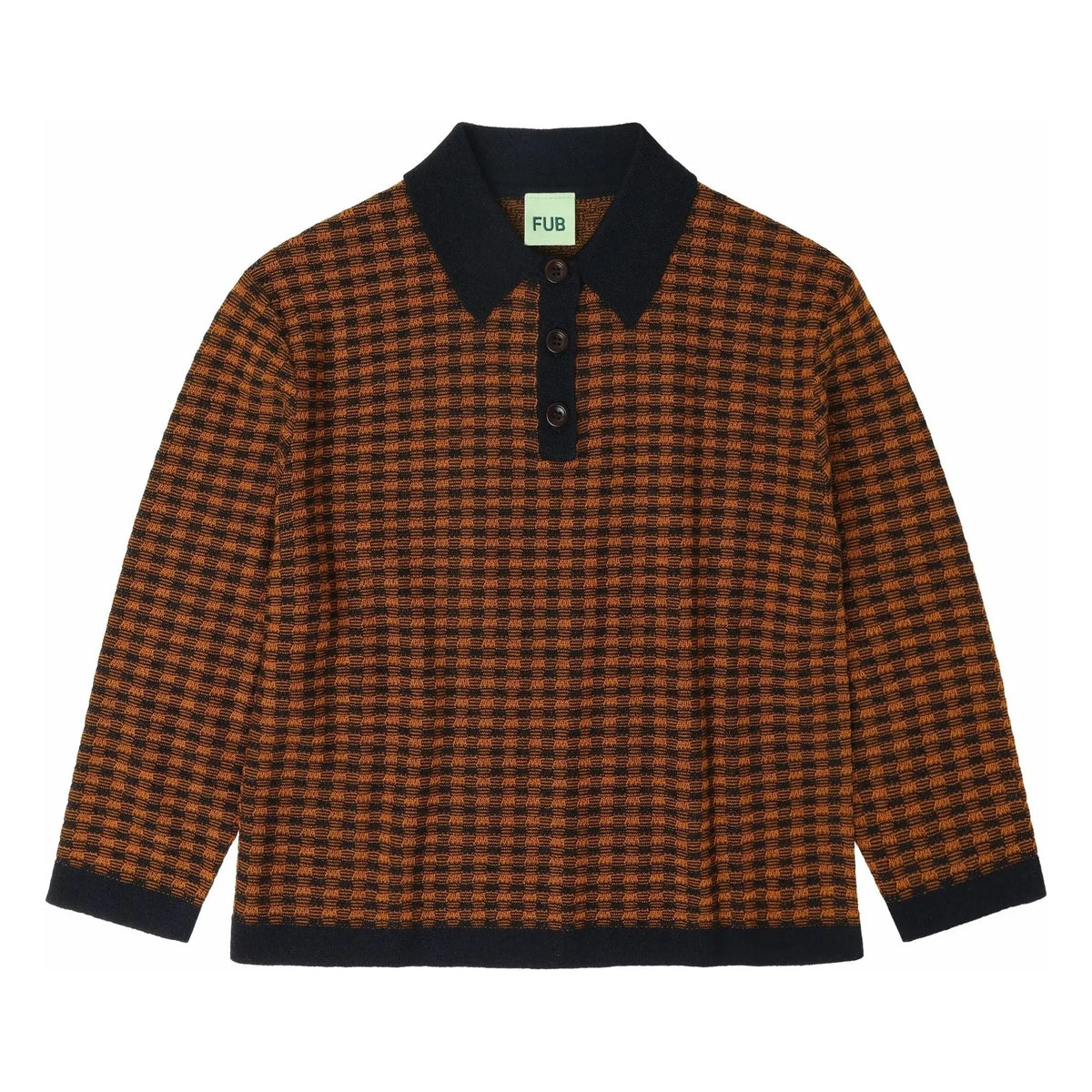 FUB - Polo-Shirt aus Merinowolle | Marineblau