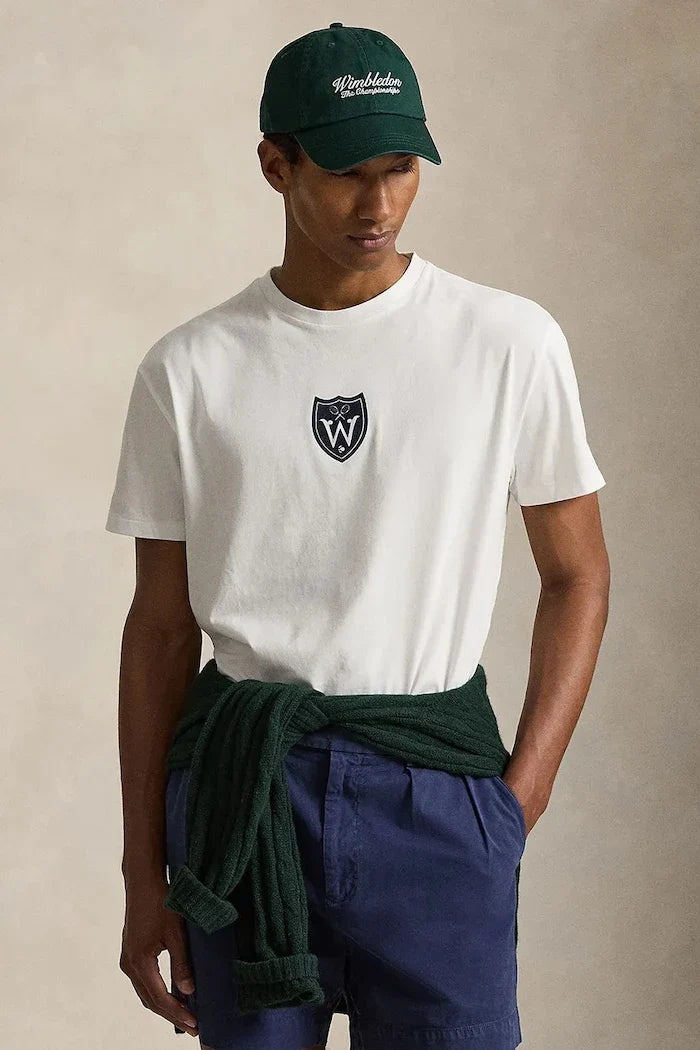Polo Ralph Lauren erkek pamuklu Wimbledon tişört