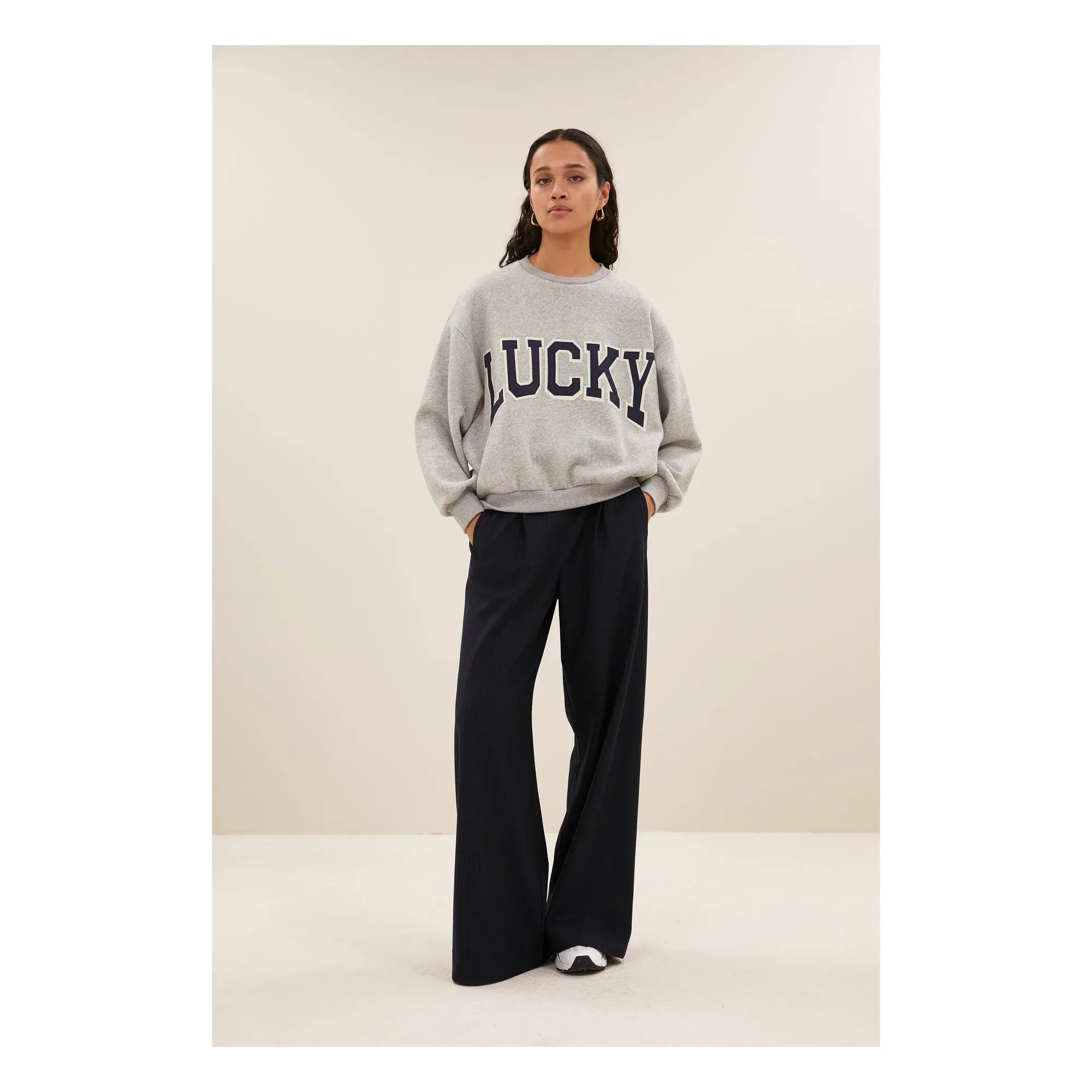 By Bar - Bibi Patchwork Sweat | Gri Melanj