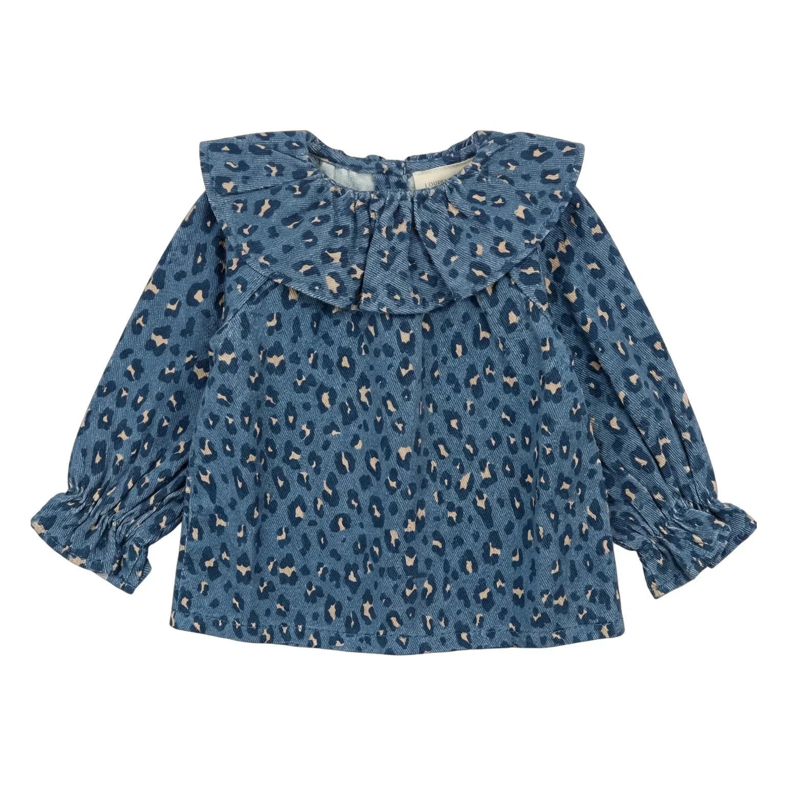 Louis Louise - Lilie Leopar Denim Bluz | Mavi