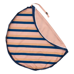 Play and Go - Noomad Outdoor Tasche / Matte - Mokka-Streifen