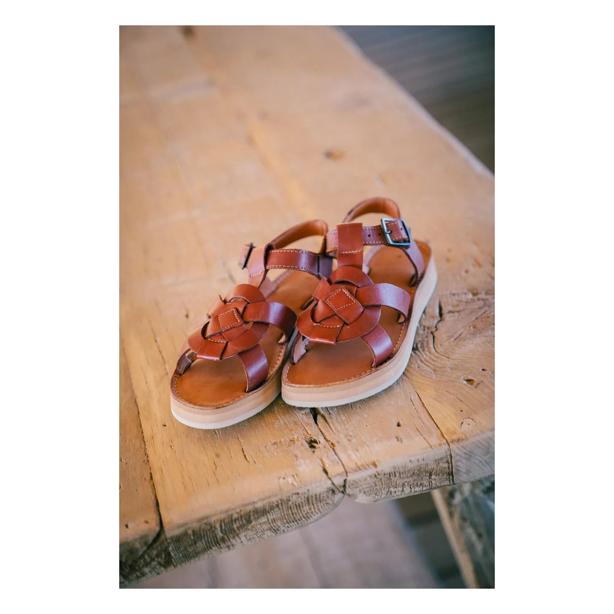 Mapache - Tulum Sandalen | Tabacco