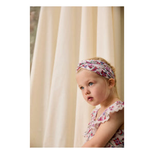 Louise Misha - Yuriria Bio-Baumwolle Blumen-Haarband | Creme