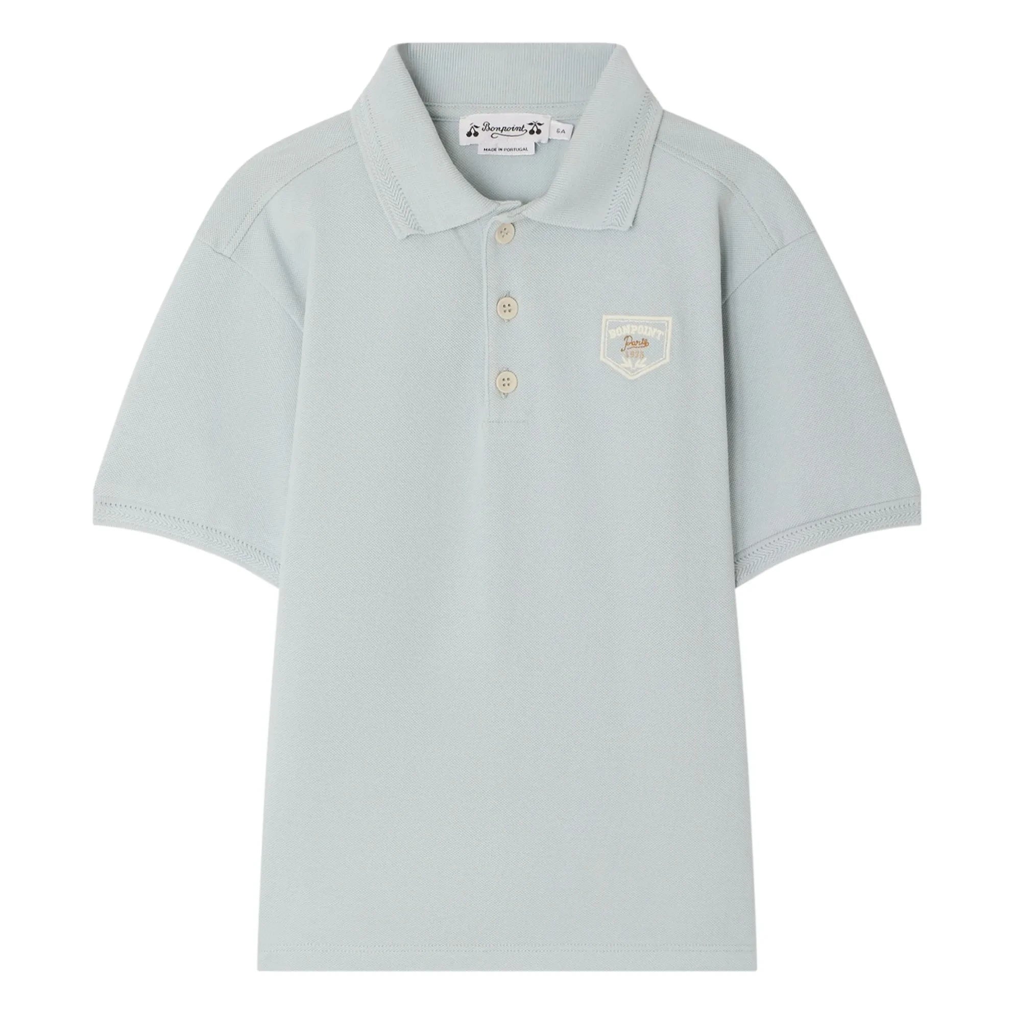 Bonpoint - Lorris organic cotton polo shirt | Light Blue