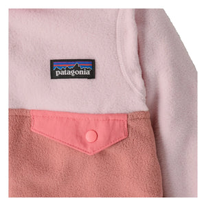 Patagonia - Micro D Snap-T Recycelte Fleece-Babyjacke | Rosa